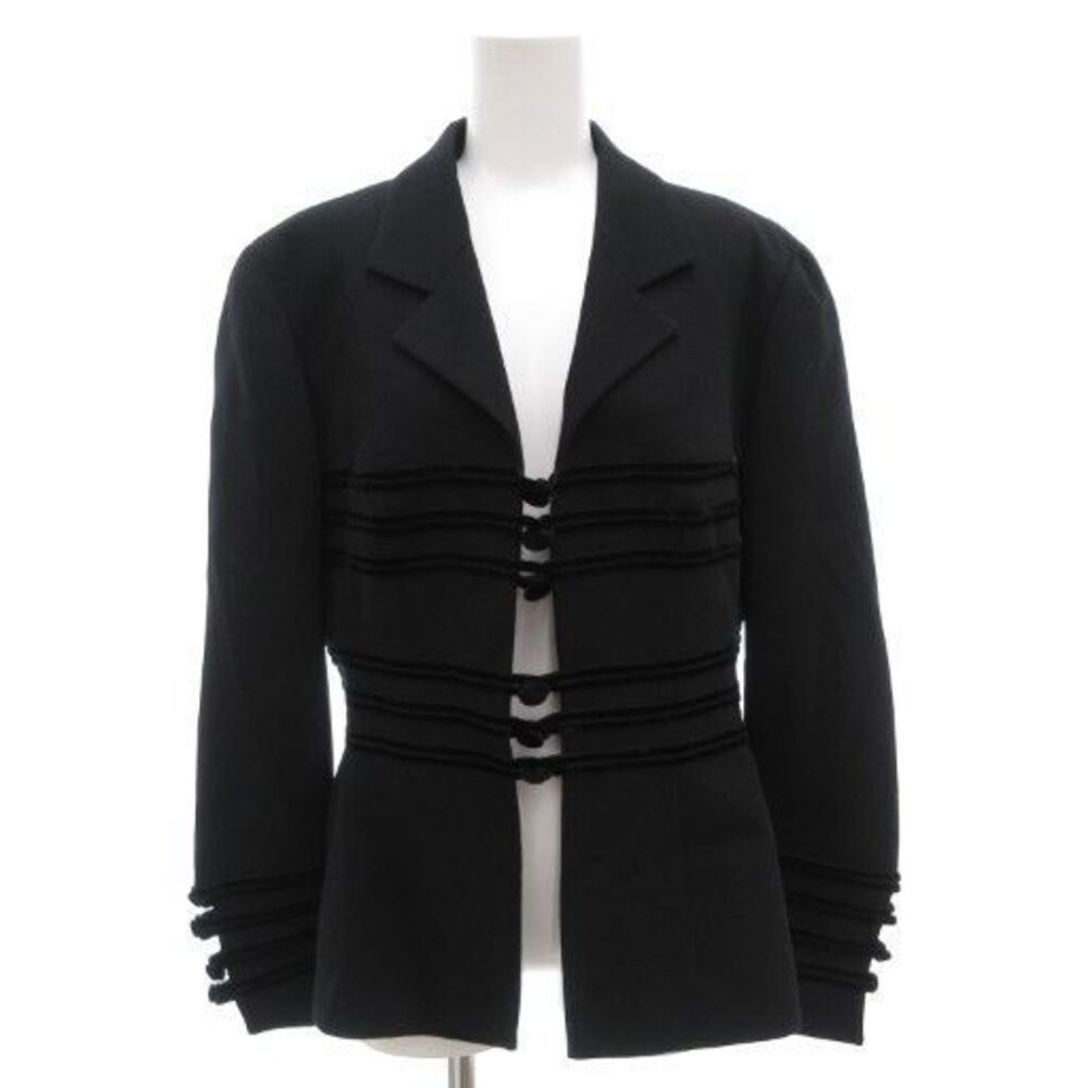 Fendi Tailored Jacket 46 Fully Lined Unvented Bla… - image 1